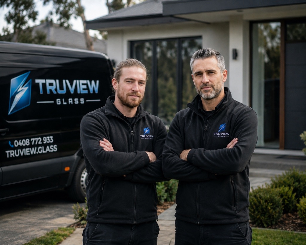 Jake and Kris from TruView Glass